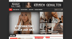 Desktop Screenshot of keuschhaltung.net